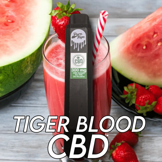 Tiger Blood Desechable CBD 300mg SIN THC