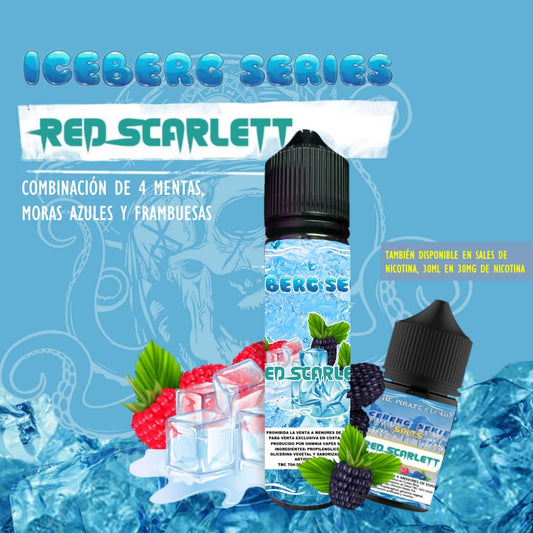 The Pirate Cloud Iceberg Salt - Red Scarlett 30ml