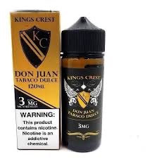 King's Crest- Tabaco Dulce 120ml