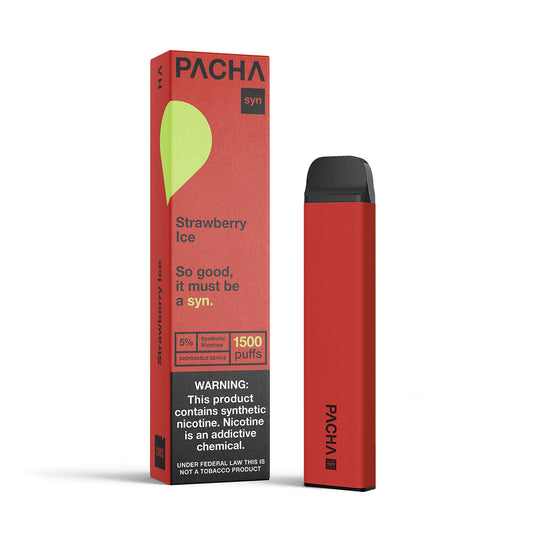 Pachamama Disposable 1500 Puffs-  Strawberry Ice