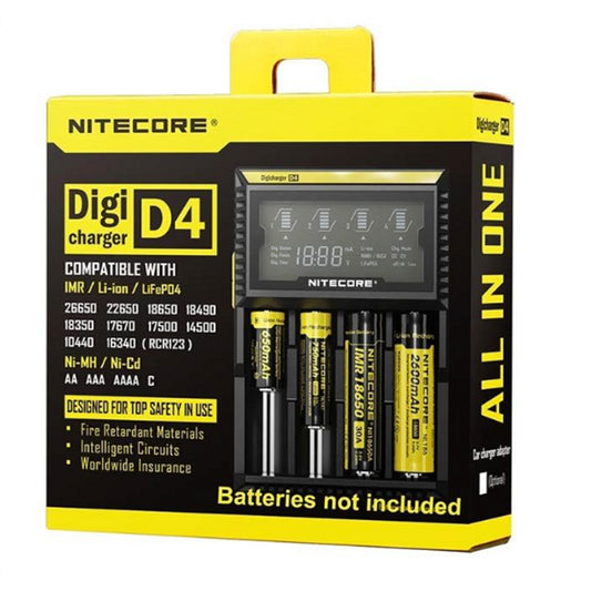 Nitecore D4 Cargador de 4 bahias