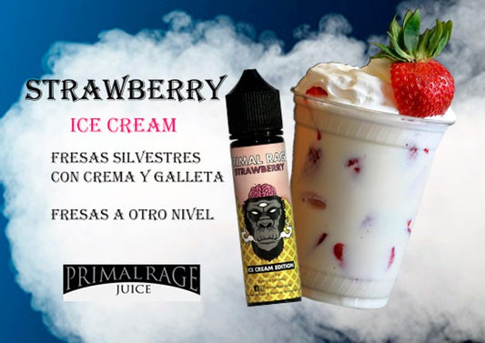 Primal Rage - Strawberry Ice Cream 60ml