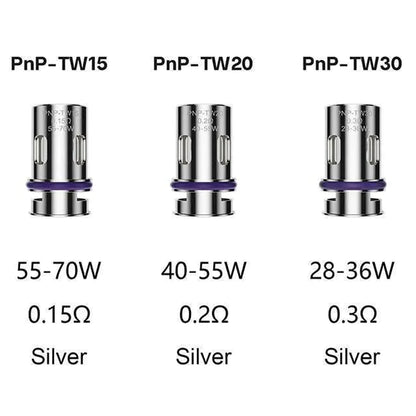 VooPoo PnP TW Resistencias