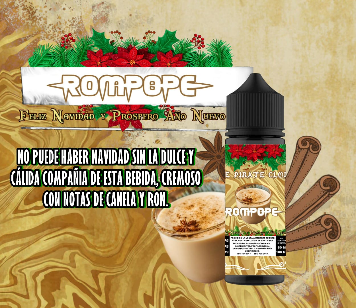 The Pirate Cloud- Rompope 60ml