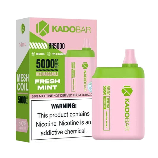 KadoBar- FreshMint BR5000 Puffs 5%/ 50mg
